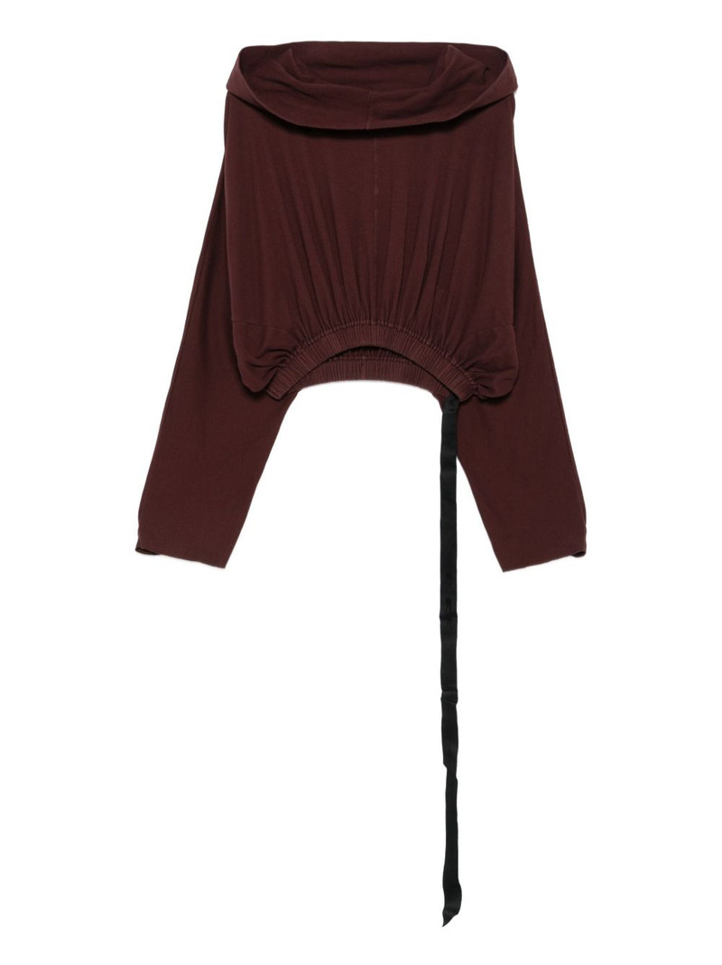 elastic-waist hoodie 1
