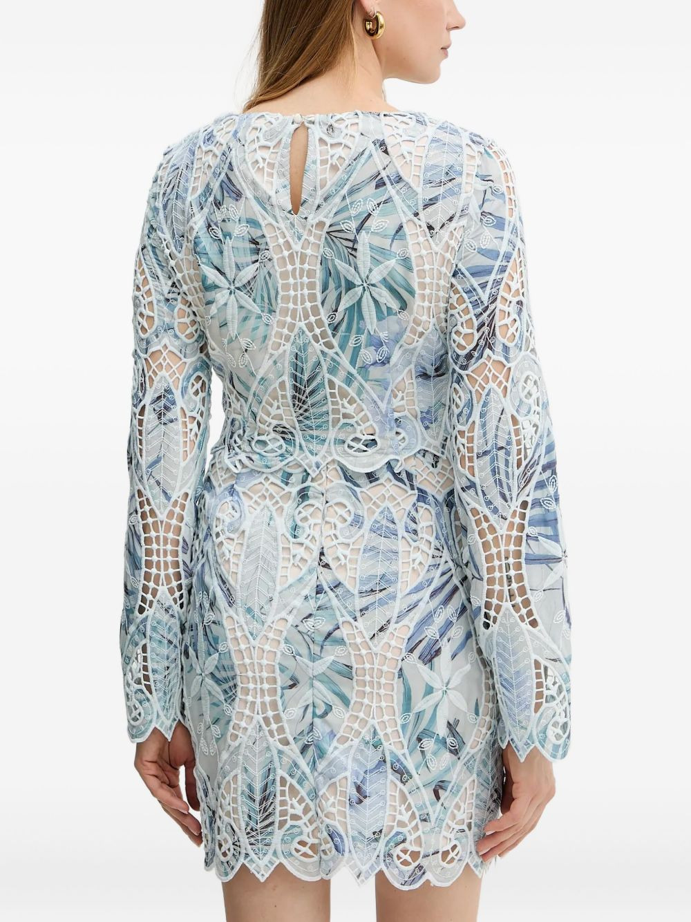 lace mini dress - 3