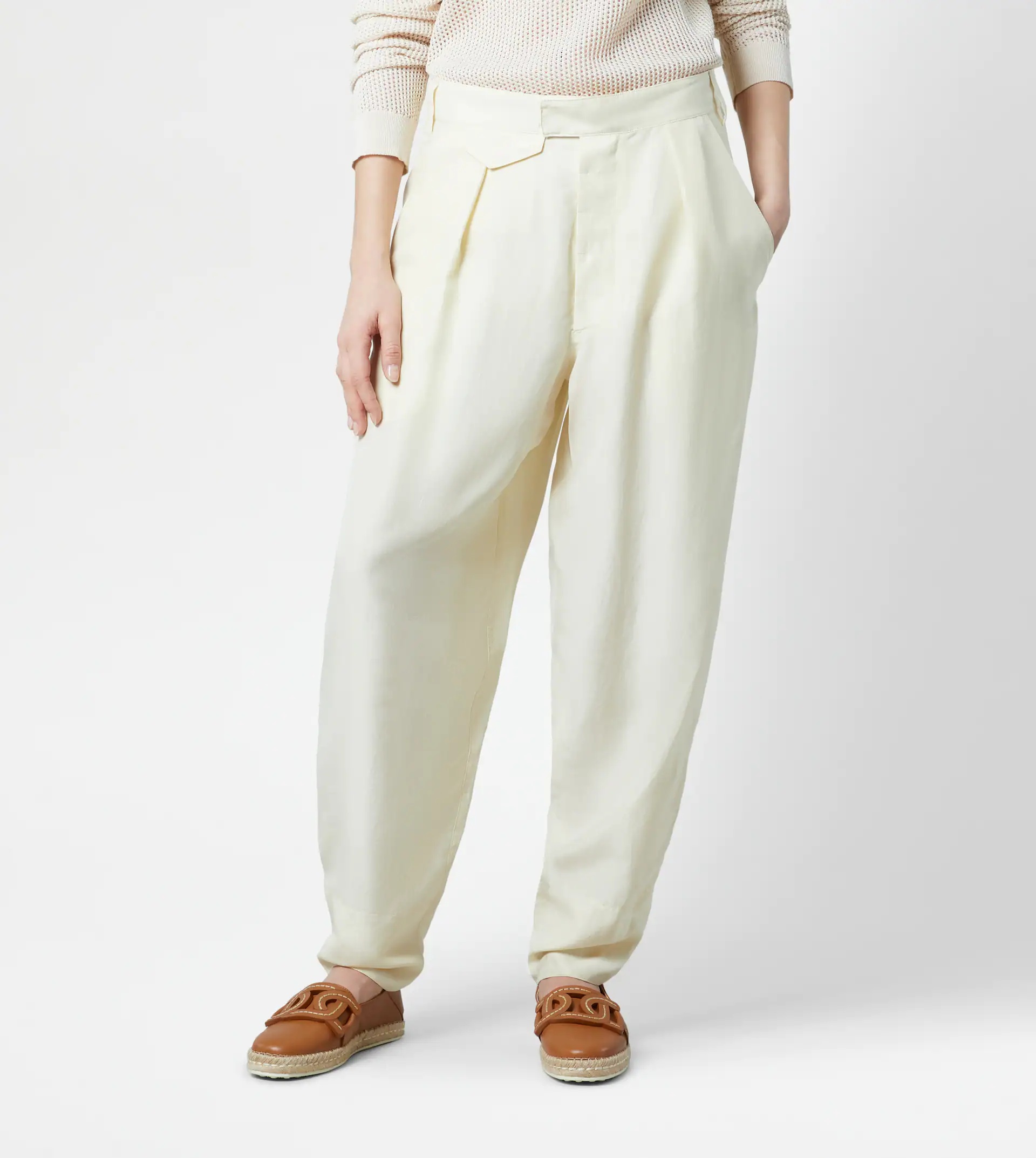 TROUSERS - WHITE - 7