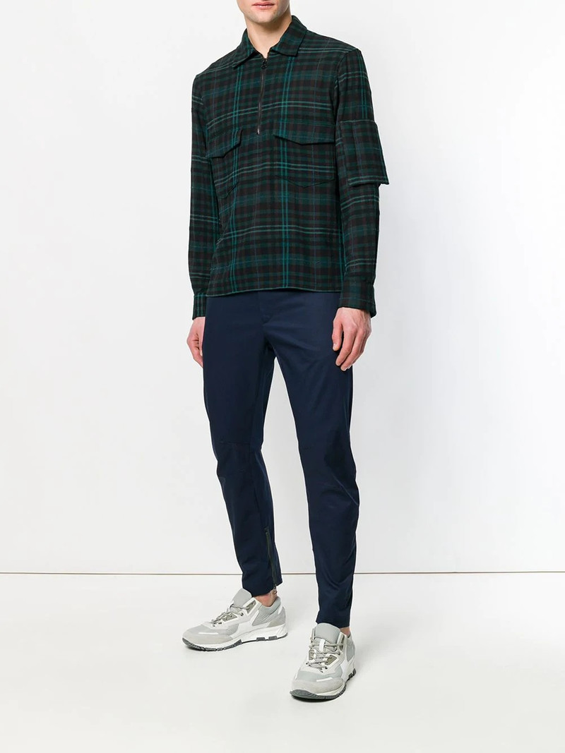 Lanvin ruched biker trousers outlook