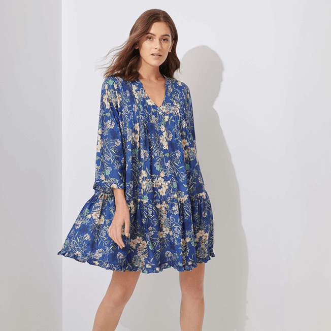 Women Linen Cover-up Botanicals - 2