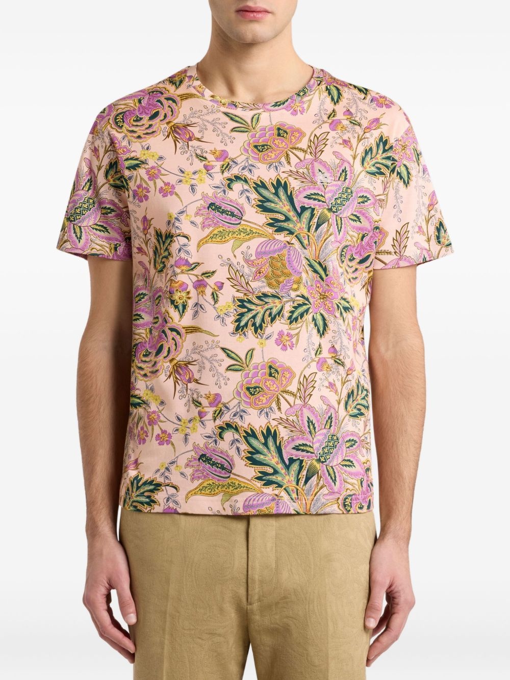 floral-print T-Shirt - 2