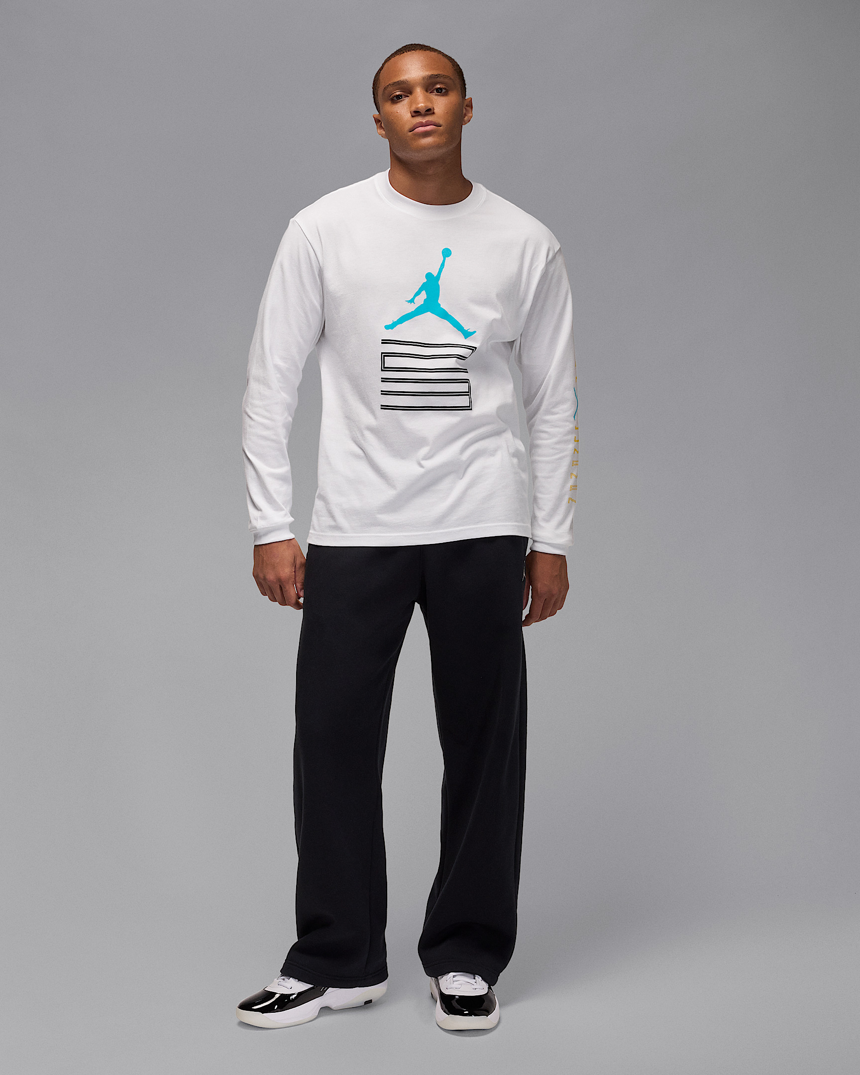 Jordan Brooklyn Men's AJ11 Graphic Long-Sleeve T-Shirt - 5