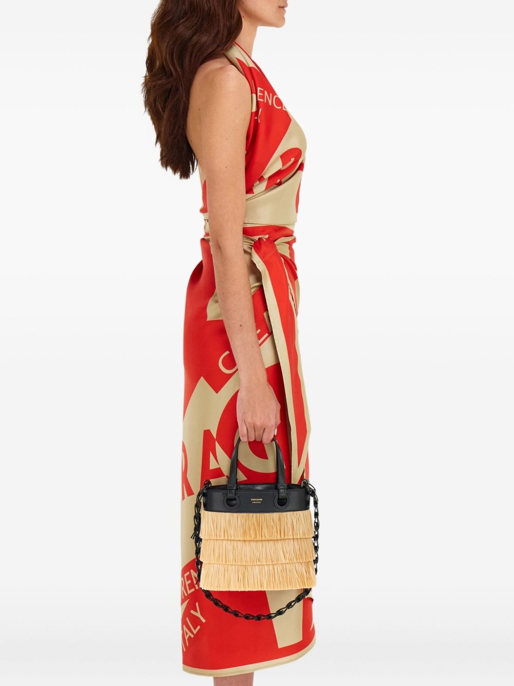 fringed tote bag - 2