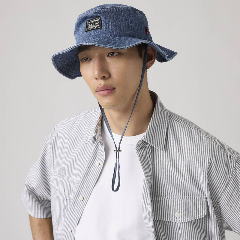 BAY DRAWSTRING BUCKET HAT 1