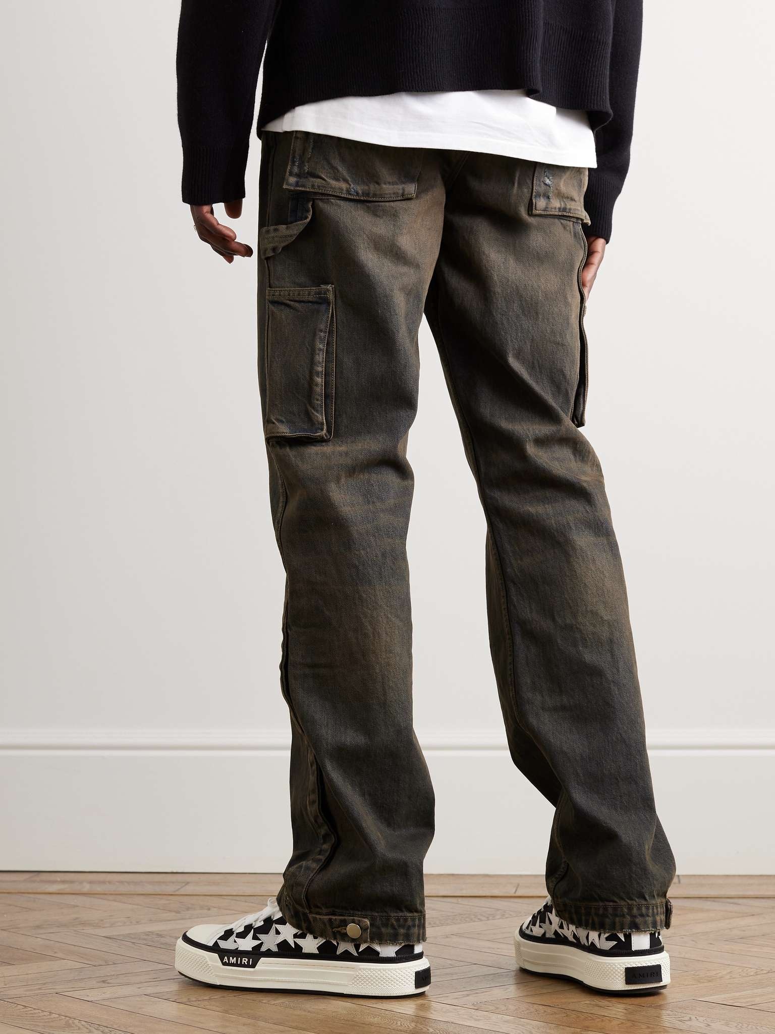 Carpenter Straight-Leg Distressed Jeans - 4