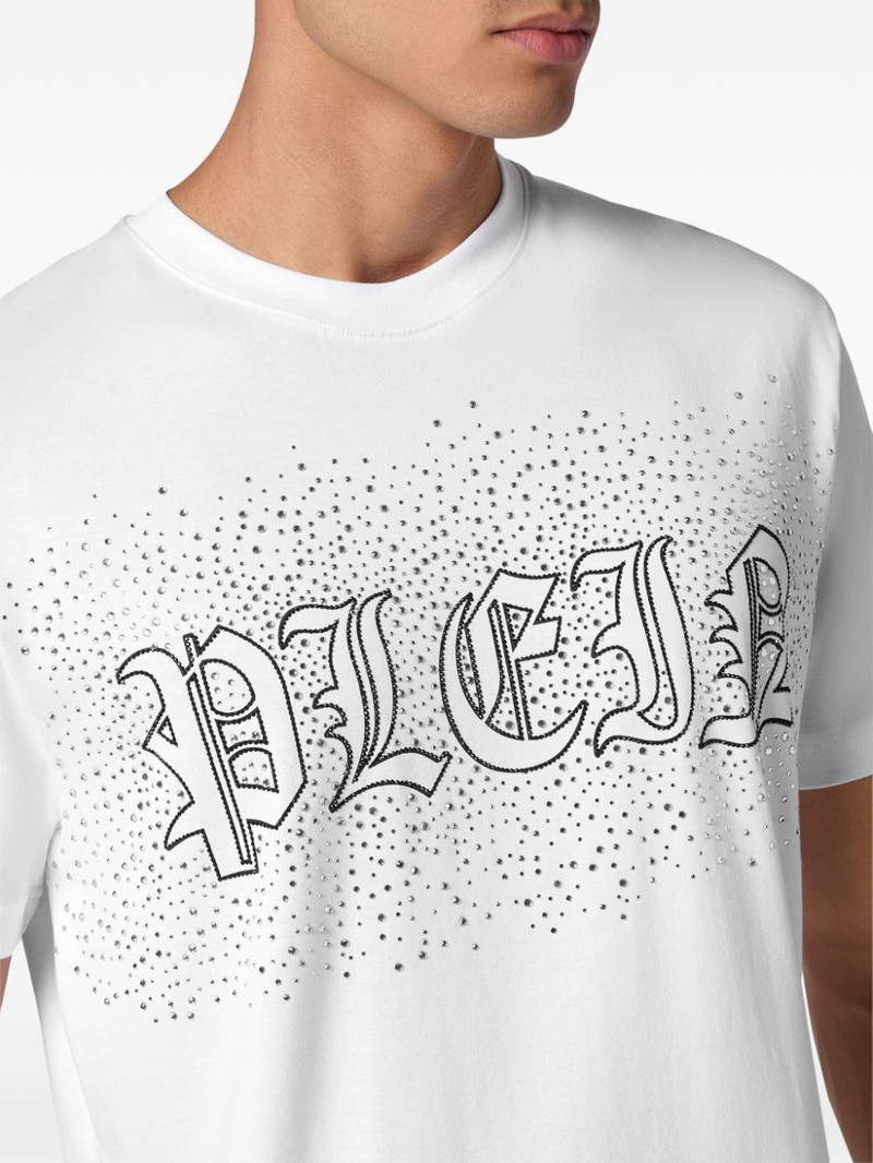 logo-embellished cotton T-shirt 5