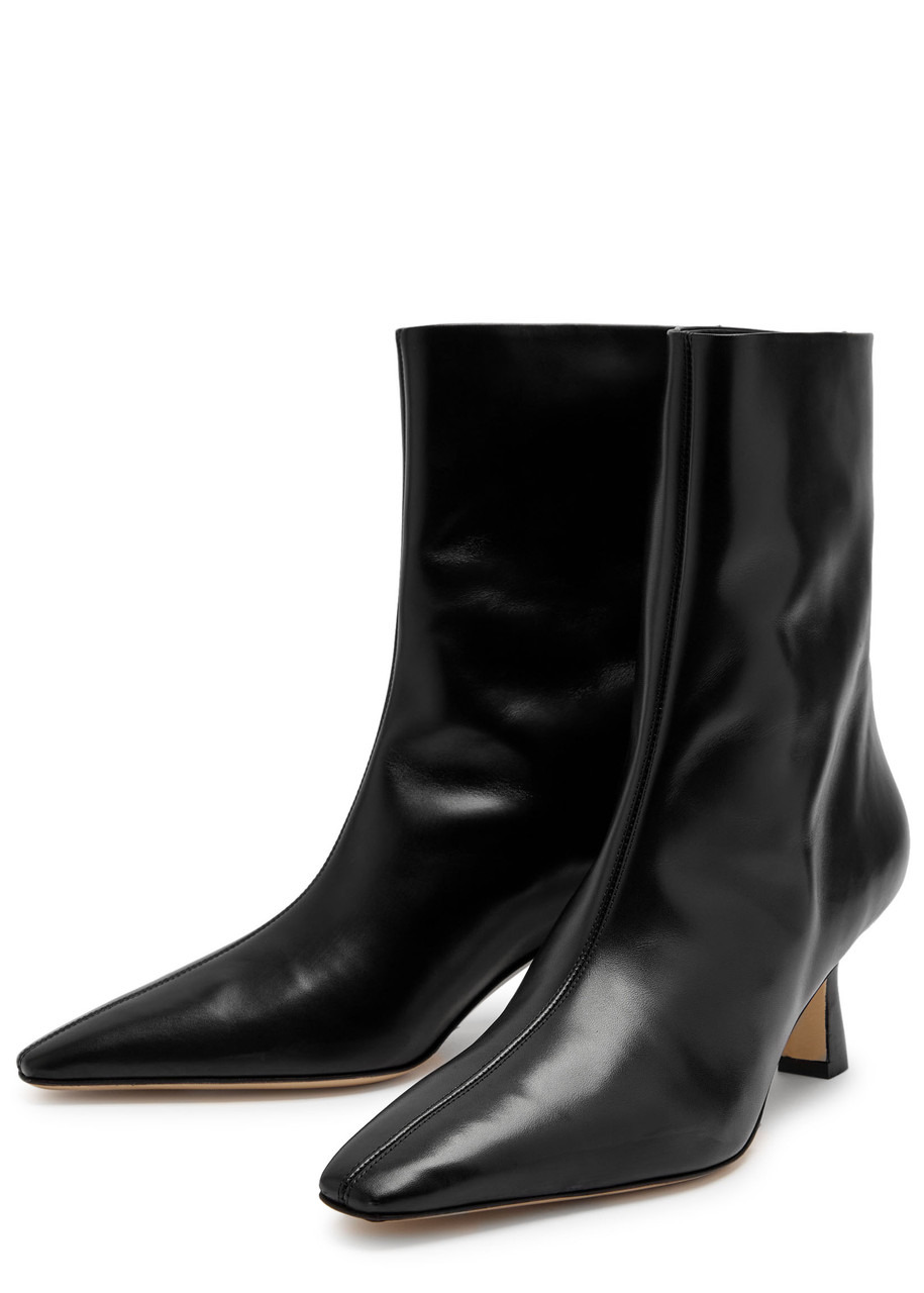 Aeyde Elina 55 Leather Ankle Boots - 3