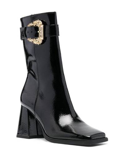 VERSACE JEANS COUTURE buckle-detail 110mm ankle boots outlook