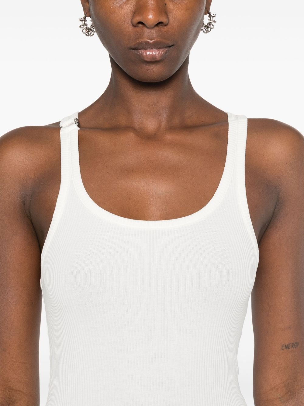 pierced tank top - 5