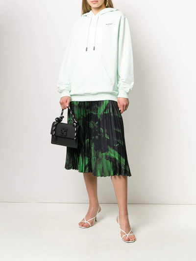 Off-White brushstroke plissé skirt outlook