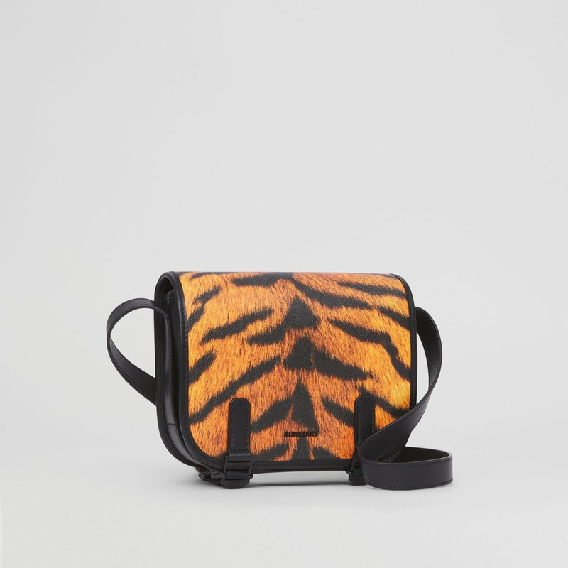 Tiger Print Messenger Bag 8