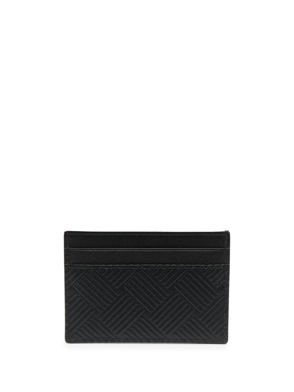 embossed geometric-pattern cardholder - 1