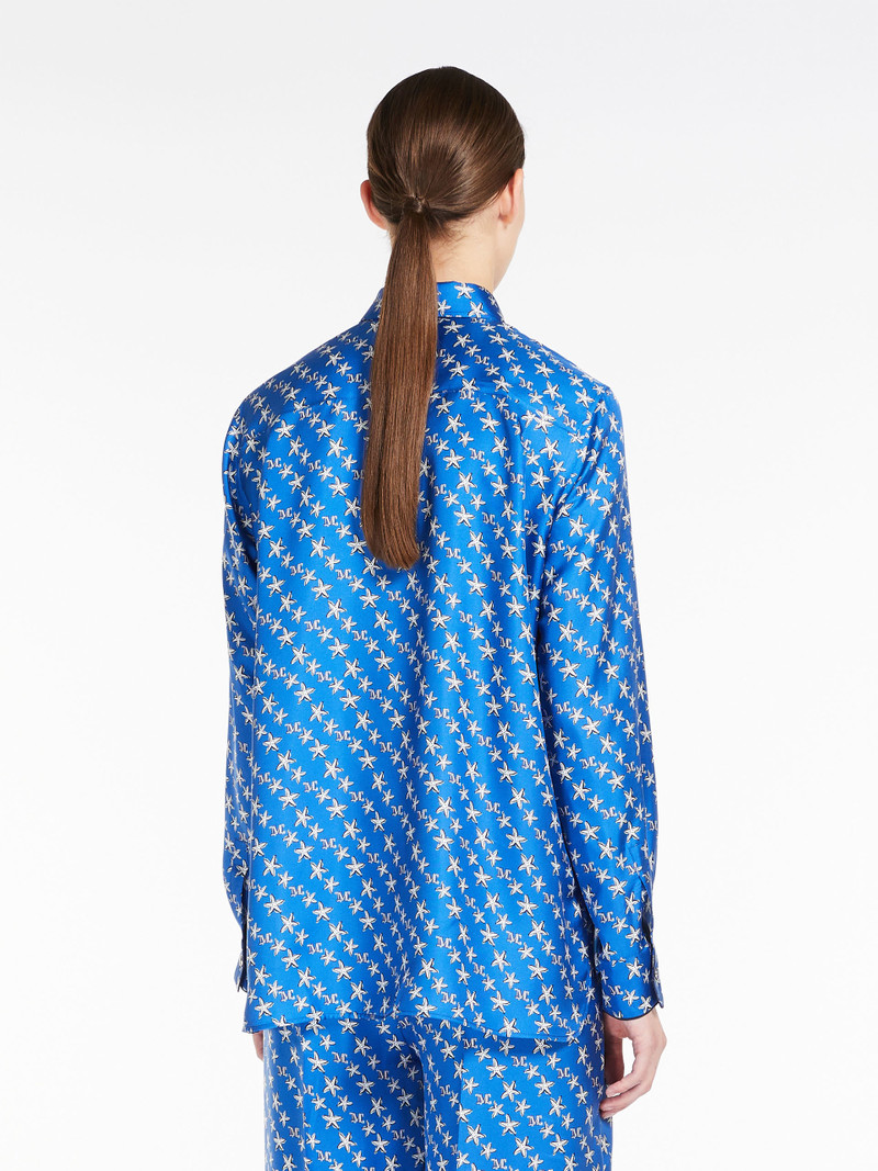 LONDON Printed silk shirt 4
