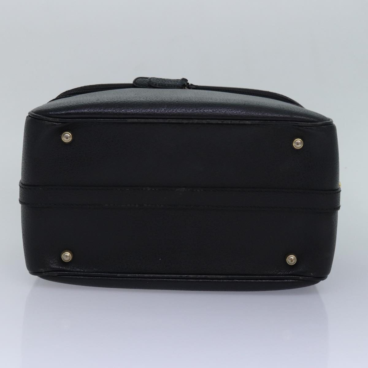 GUCCI Bamboo Vanity Hand Bag Leather Black 013 2122 013 2122 - 5