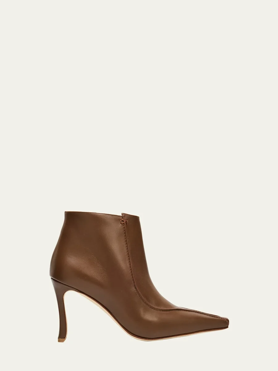 Milleta 90mm Leather Ankle Boots - 1