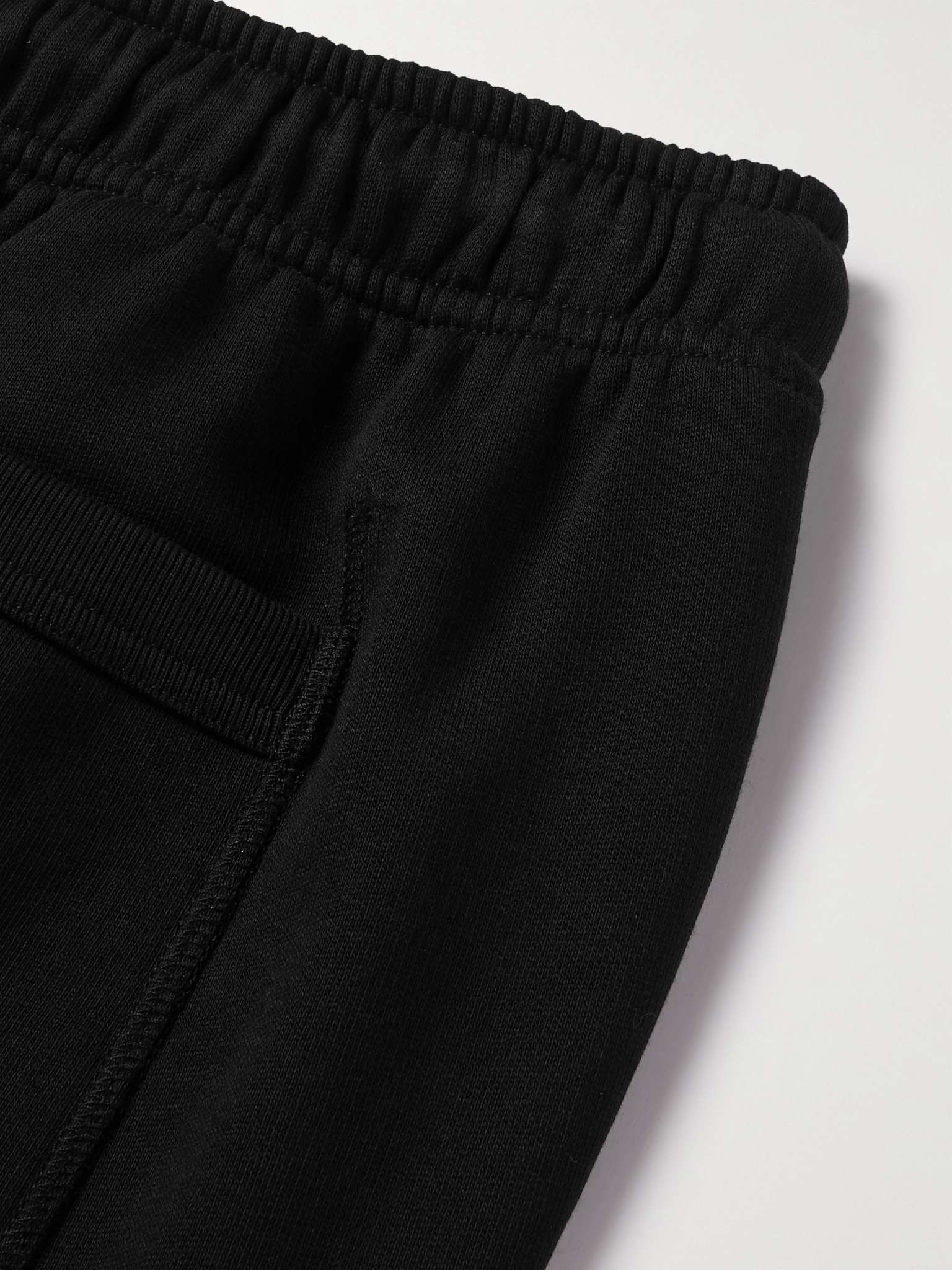 Tapered Logo-Appliquéd Cotton-Jersey Sweatpants - 5