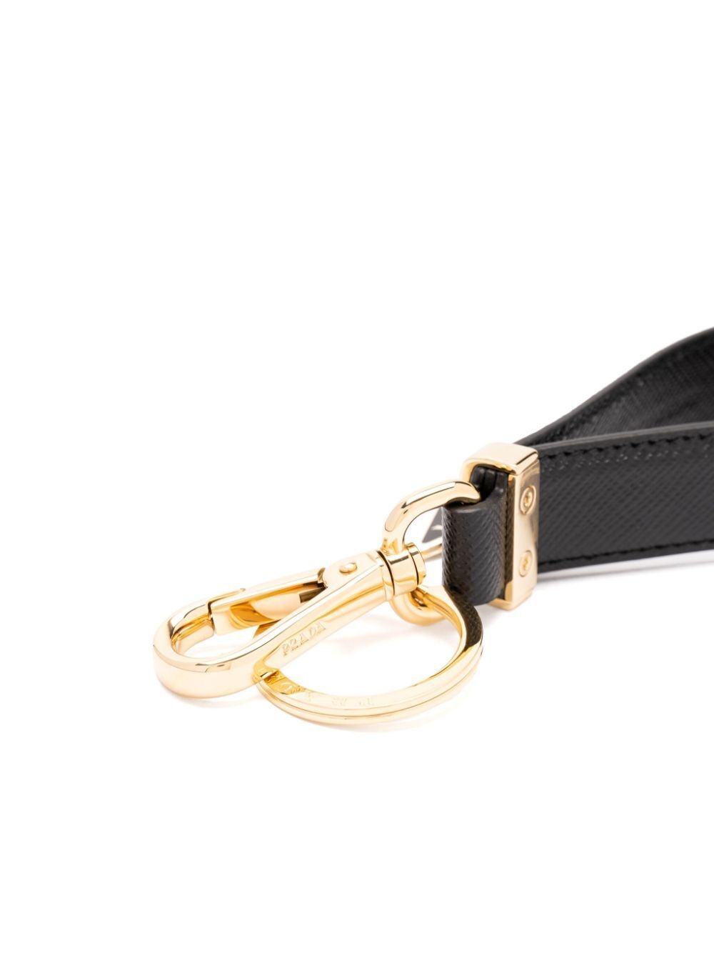 Prada Women Saffiano Leather Key Ring - 3