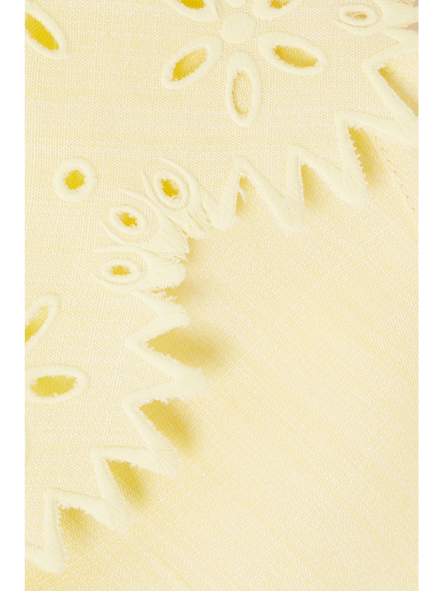 Layered broderie anglaise top Ivory - 4