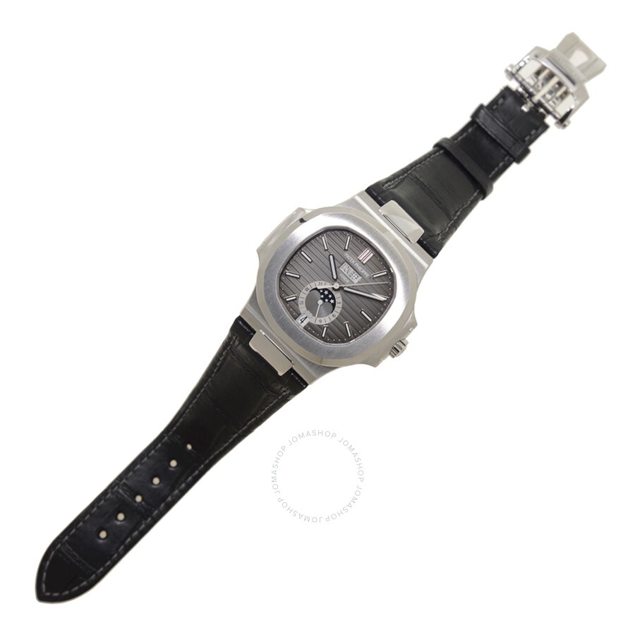 Patek Philippe Nautilus Automatic GMT Moonphase Black Dial Stainless Steel Men's Watch 5726A-001 - 2