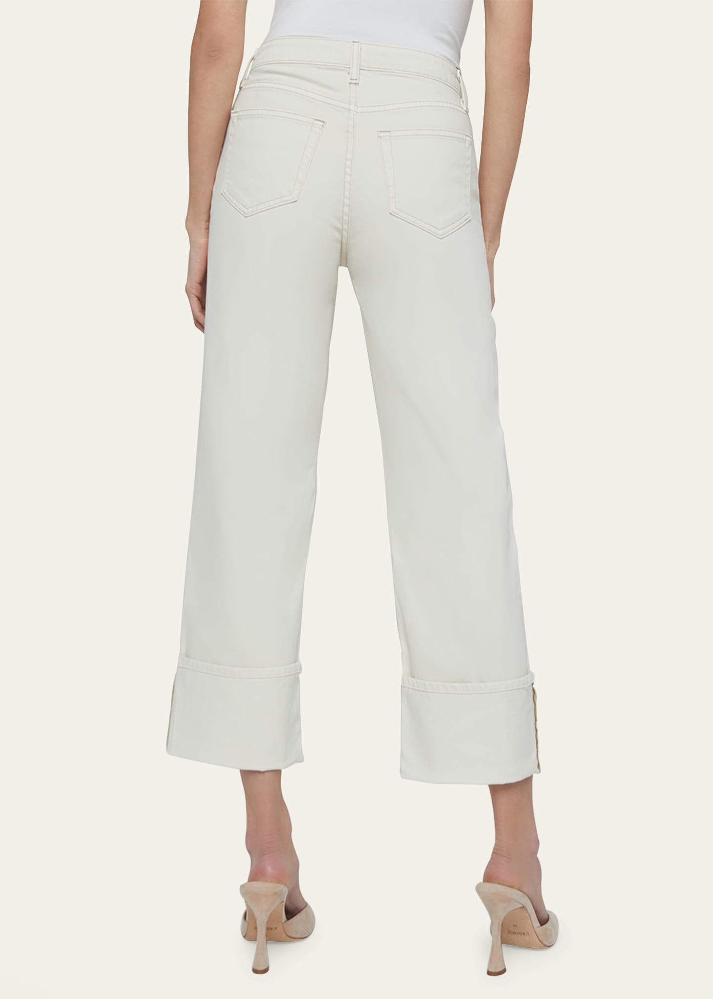 Leighton Ultra-High Rise Cuffed Stovepipe Jeans - 3