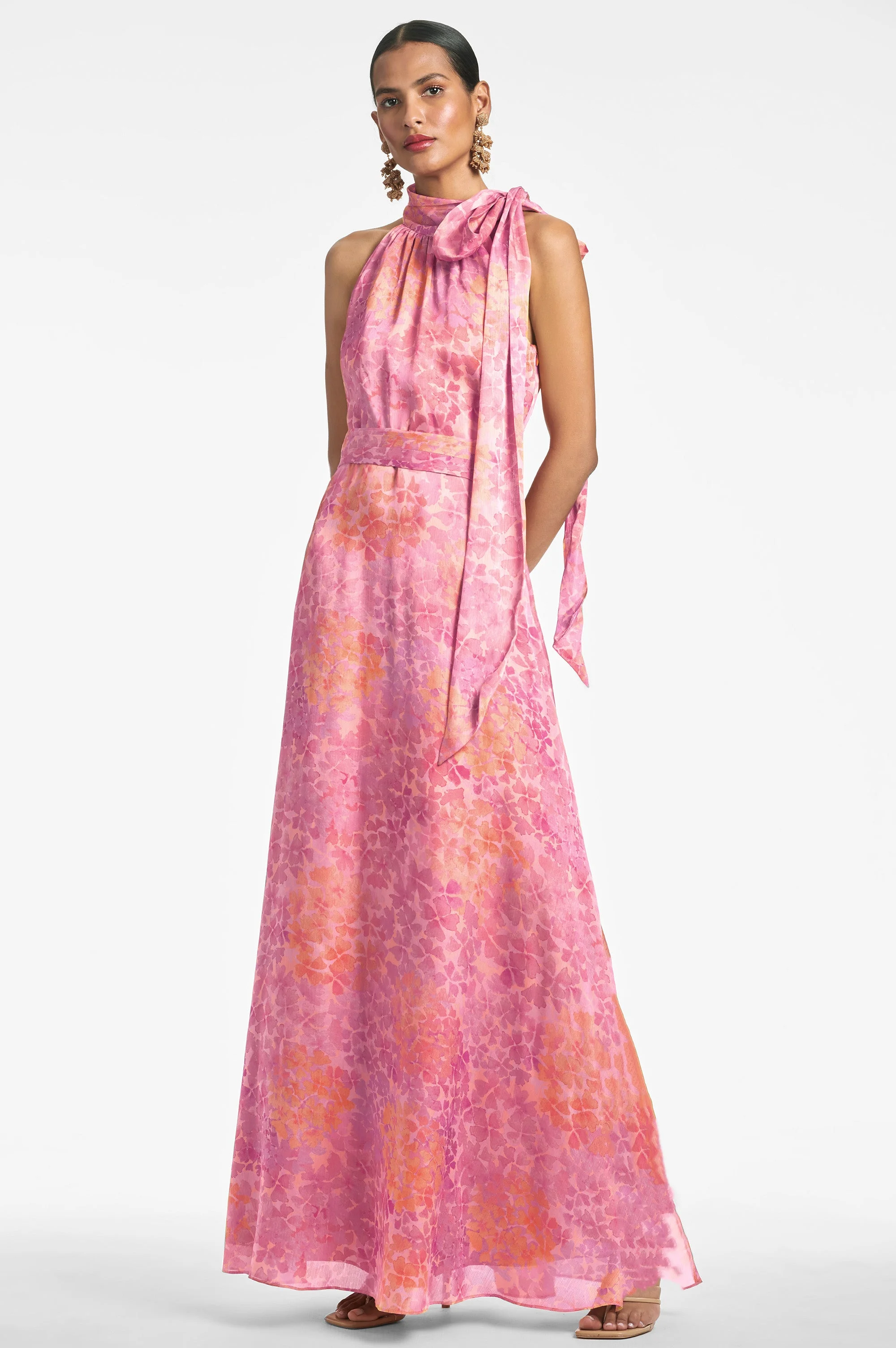 DIANA GOWN - PASTEL SUNSET HYDRANGEA - 1
