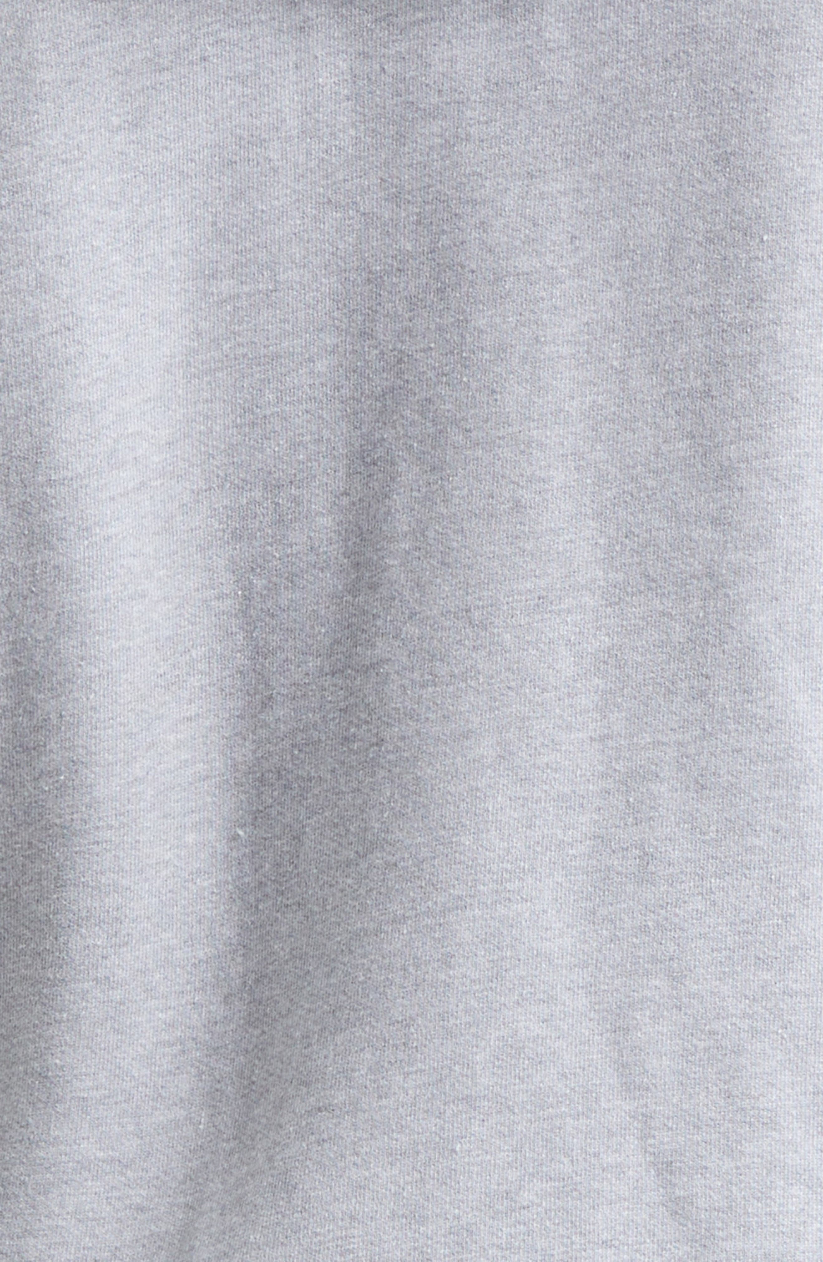 Rhude Classique Full Zip Hoodie in Heather Grey 3048 at Nordstrom - 6