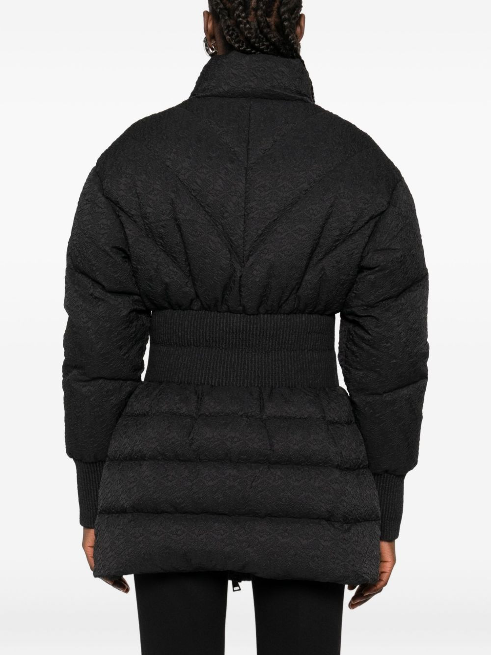 quilted belted jacket - 4