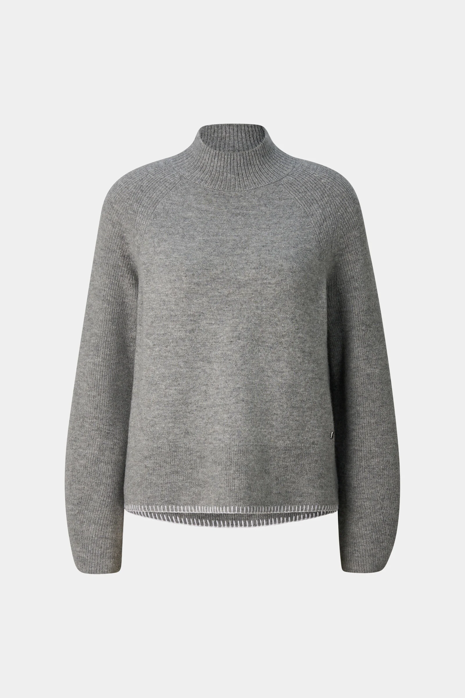 Lena Virgin Wool Pullover in Gray - 1