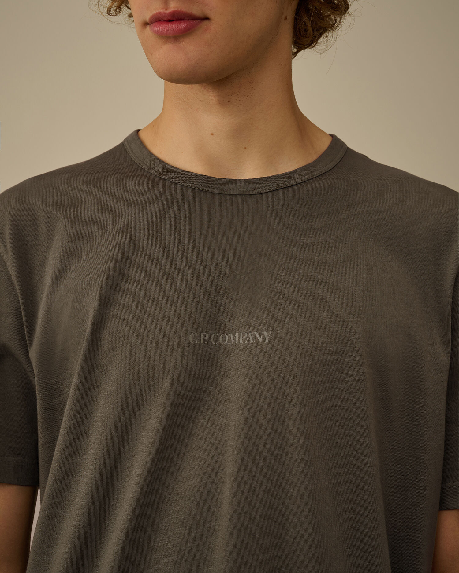 24/1 Jersey Short Sleeve Resist Dyed Logo T-Shirt - 5