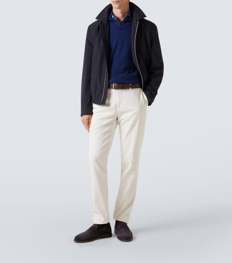 Brunello Cucinelli Suede penny loafers outlook