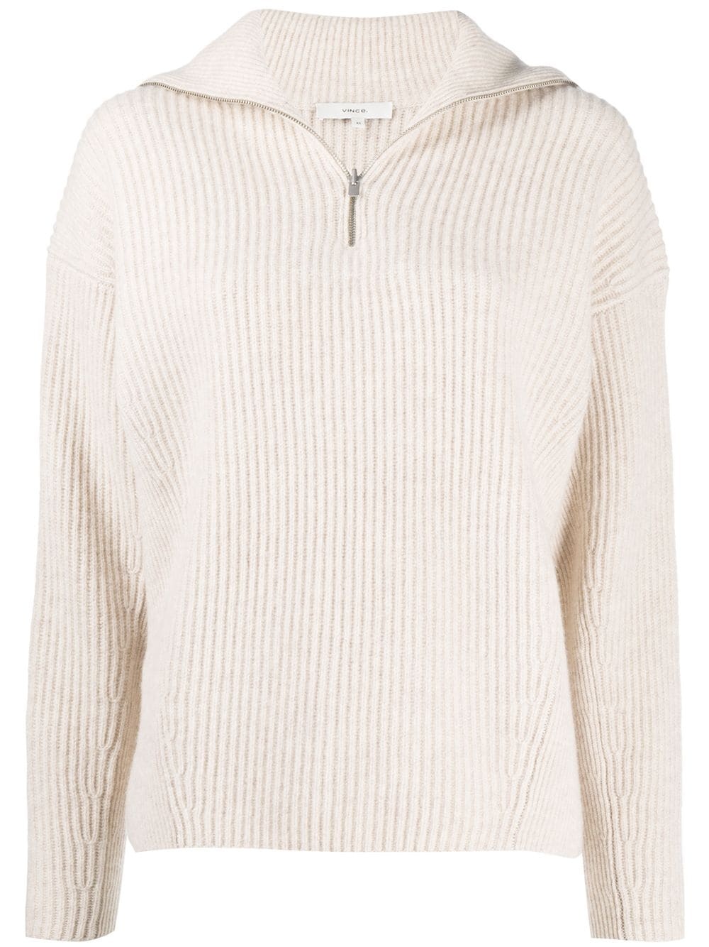 chunky knit pullover - 1