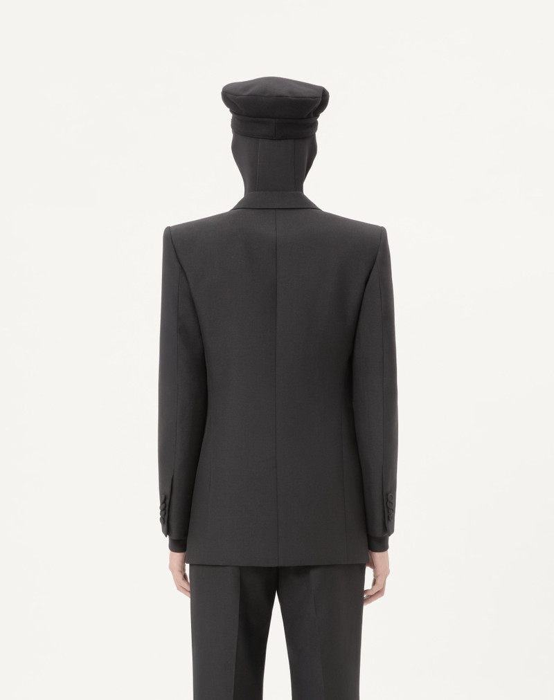 VALENTINO DOUBLE-BREASTED JACKET IN WOOL GABARDINE 6