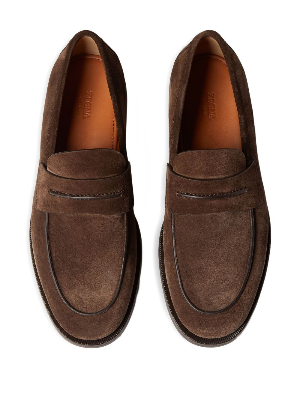 suede penny loafers - 3