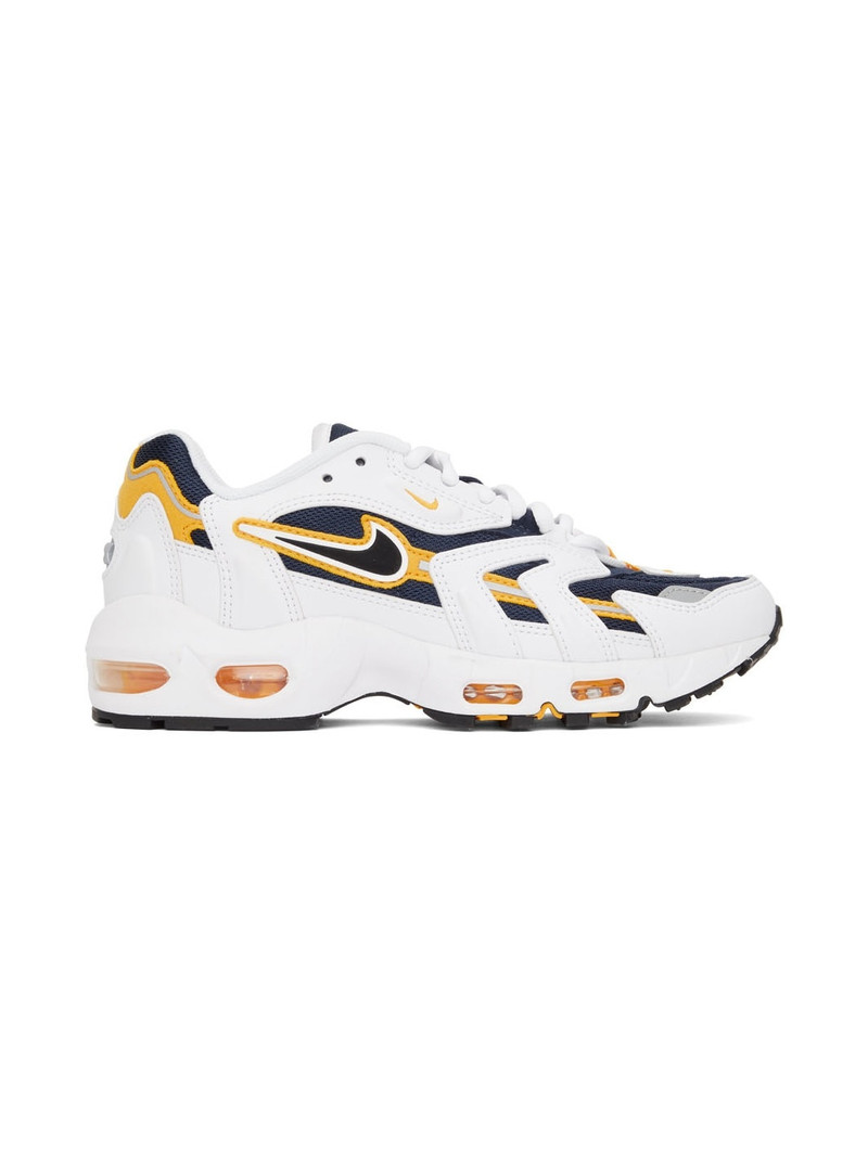 White & Navy Air Max 96 2 Sneakers - 1