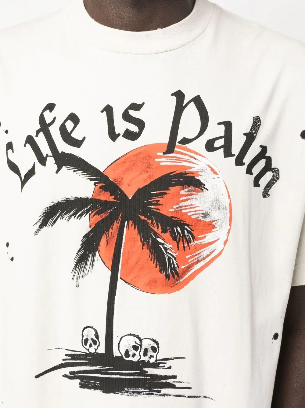 slogan-print cotton T-shirt - 7