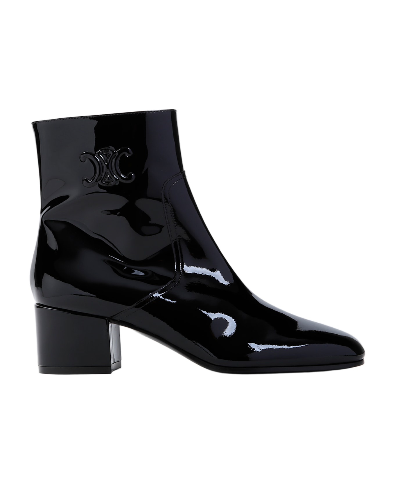 CELINE Triomphe Zipped Boots | italist | REVERSIBLE