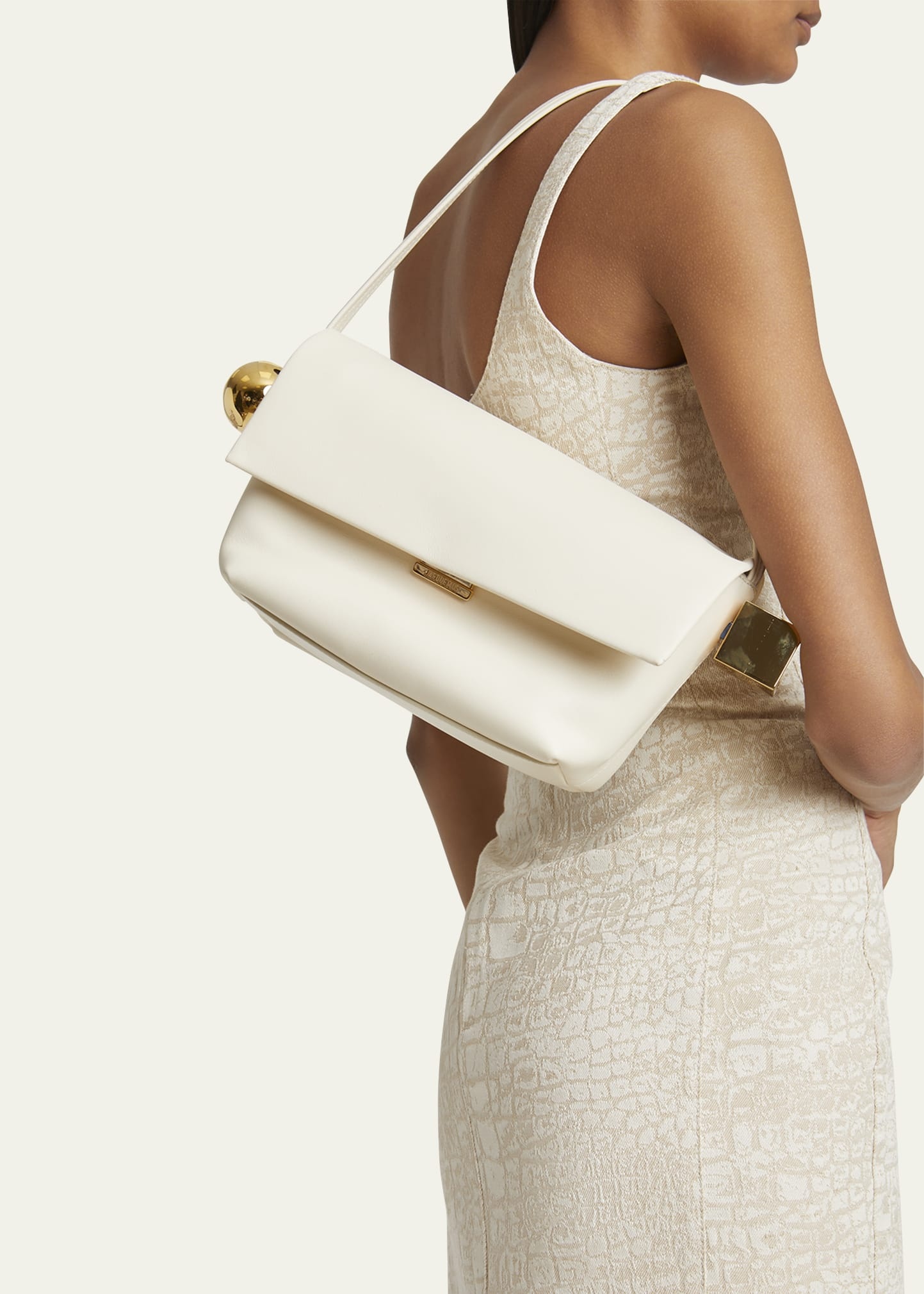 Le Rond Carre Leather Shoulder Bag - 2