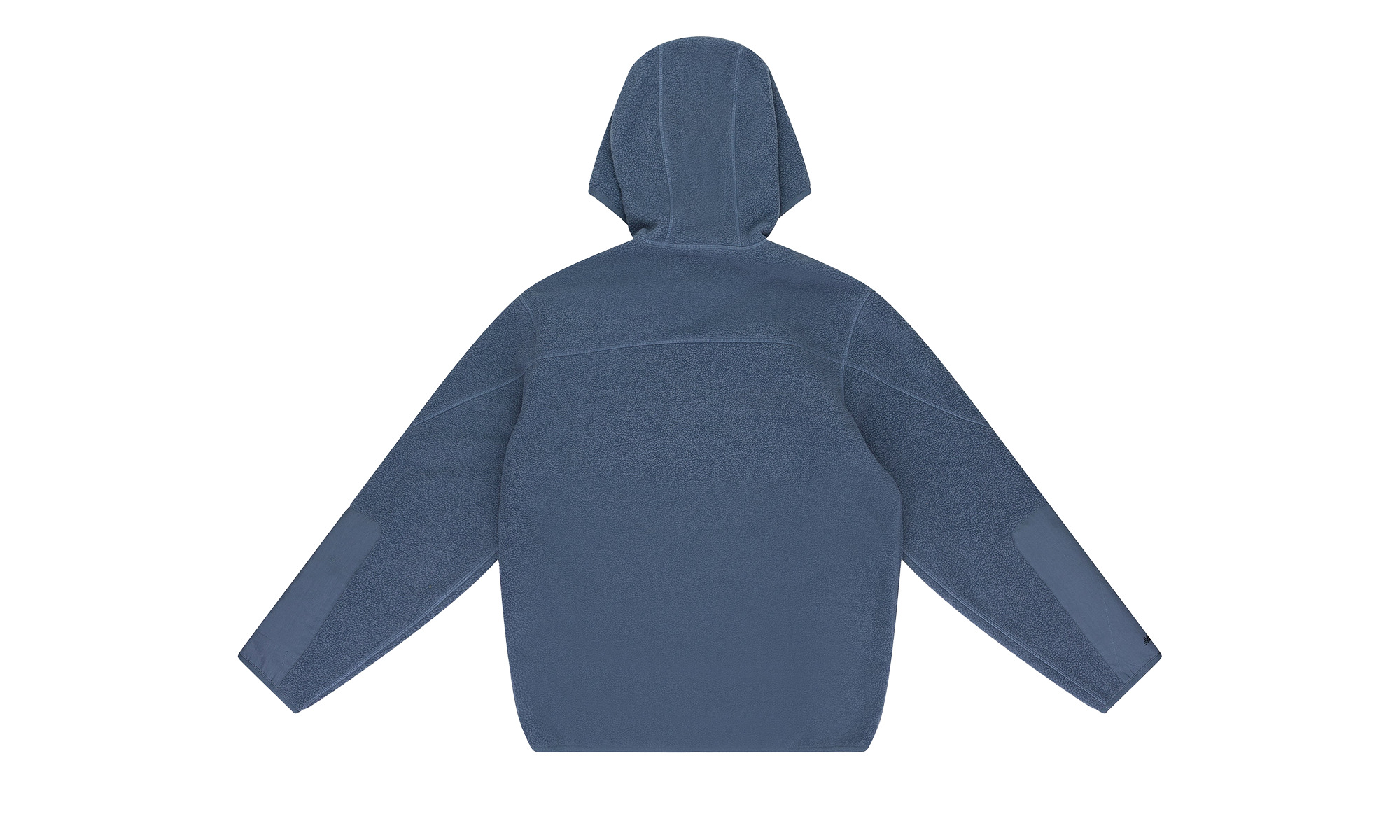 NEW BALANCE FULL-ZIP FLEECE HOODIE "INDIGO" - 2