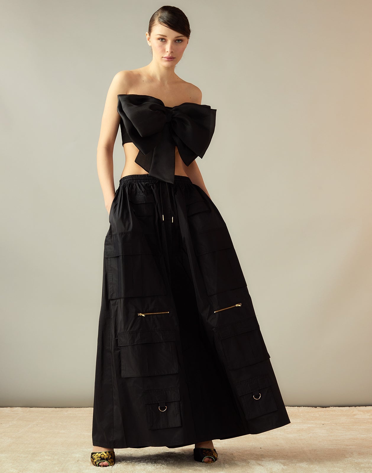 Taffeta Cargo Skirt - 2