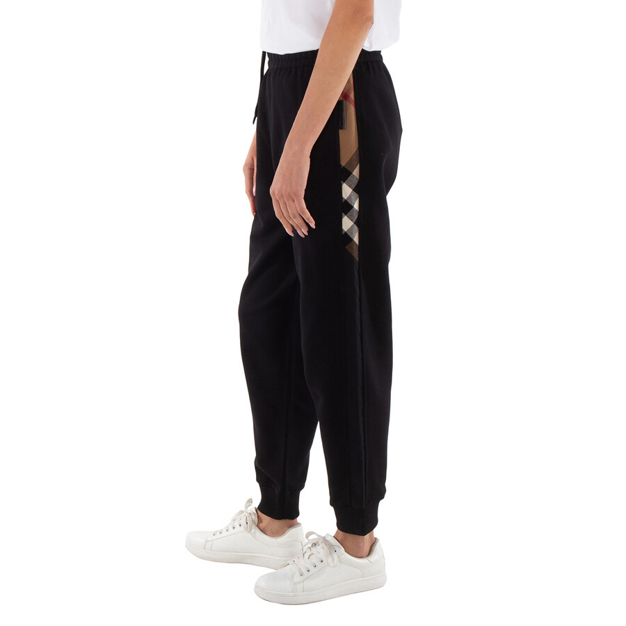 Burberry Stephan Check Trim Cotton Joggers - 4