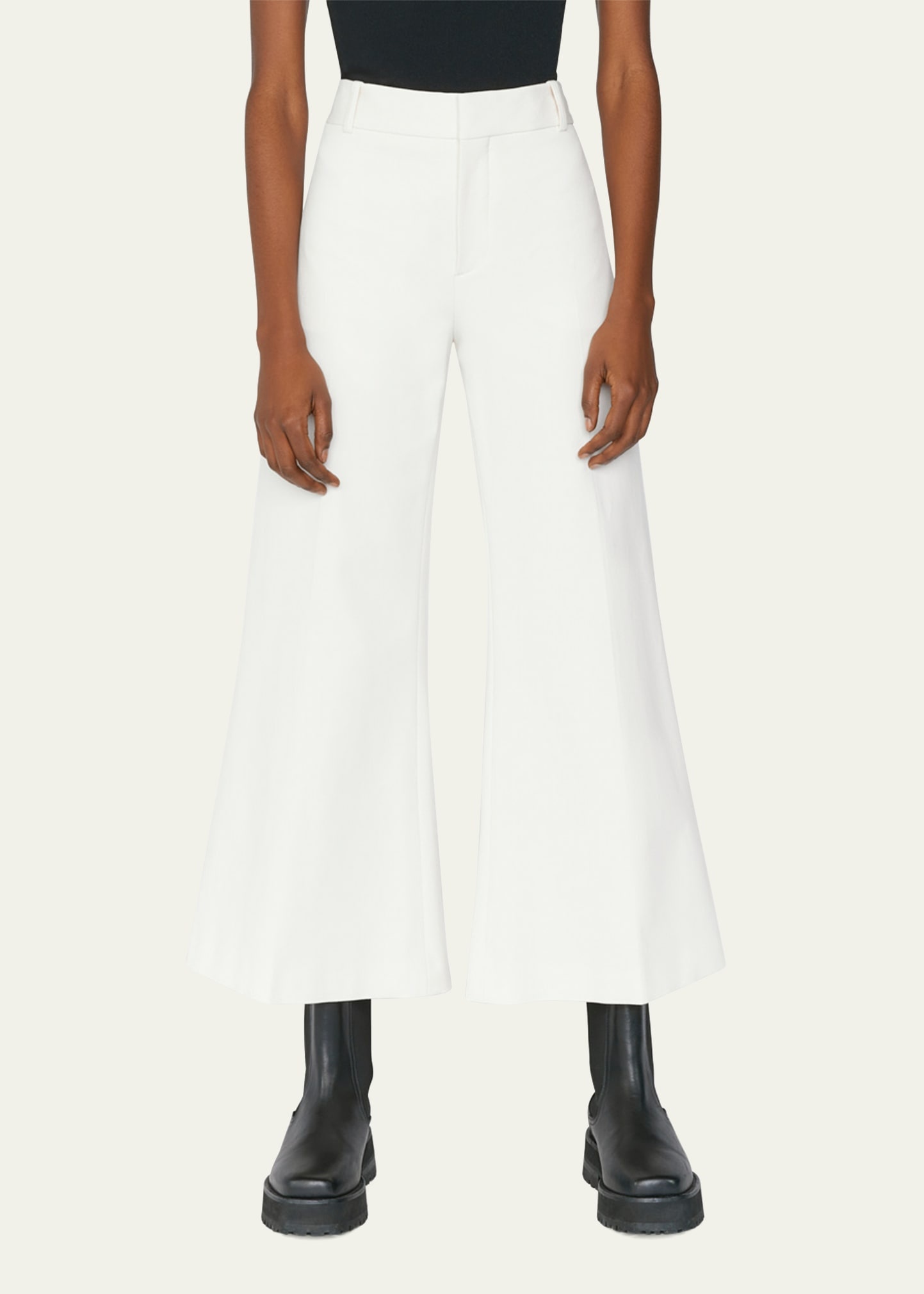 Le Crop Palazzo Trousers - 4