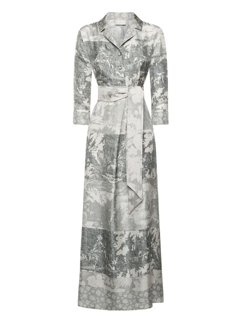 landscape-print maxi dress 1