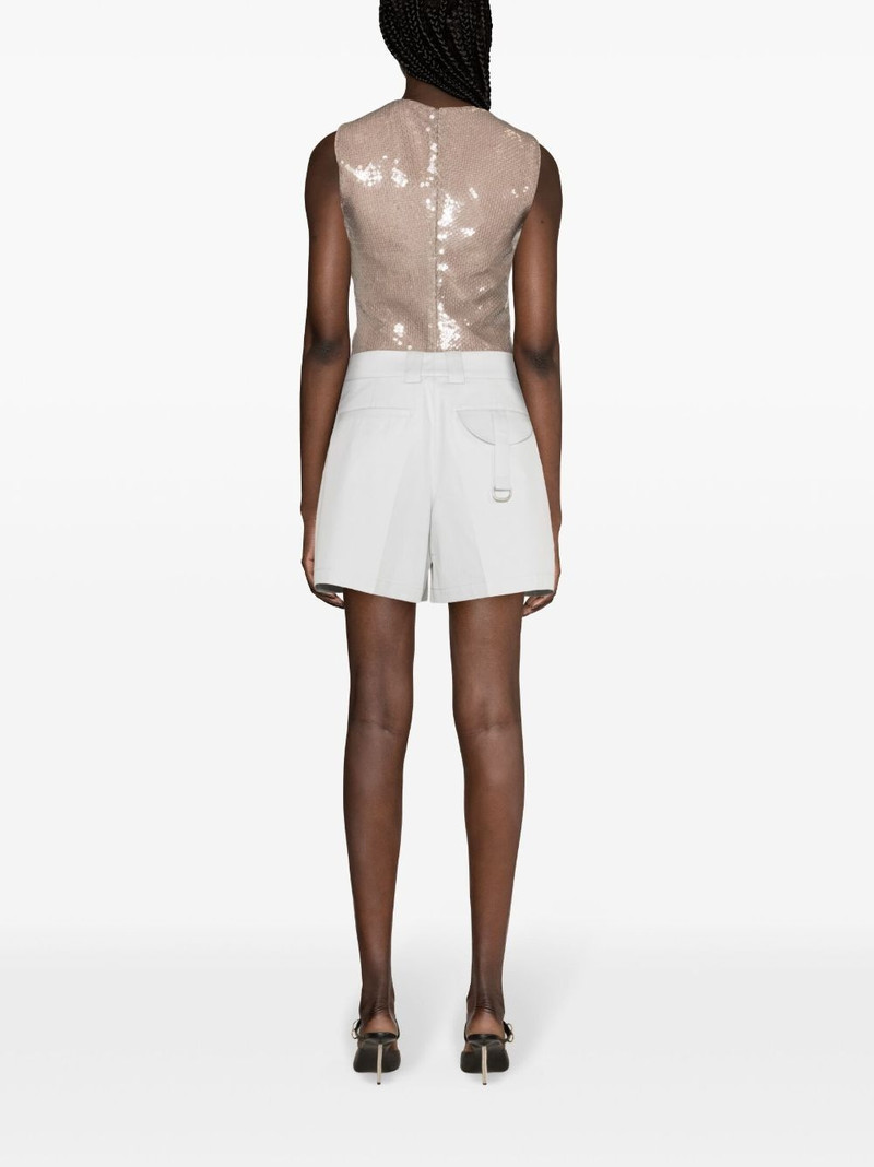 high-waisted cotton shorts 4