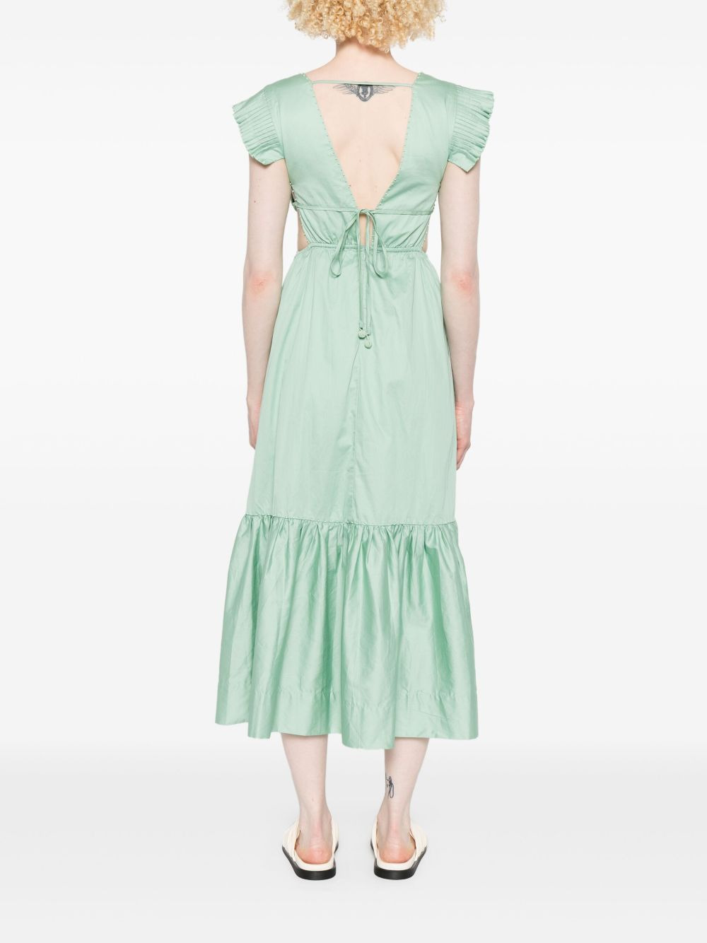 cut-out midi dress - 4