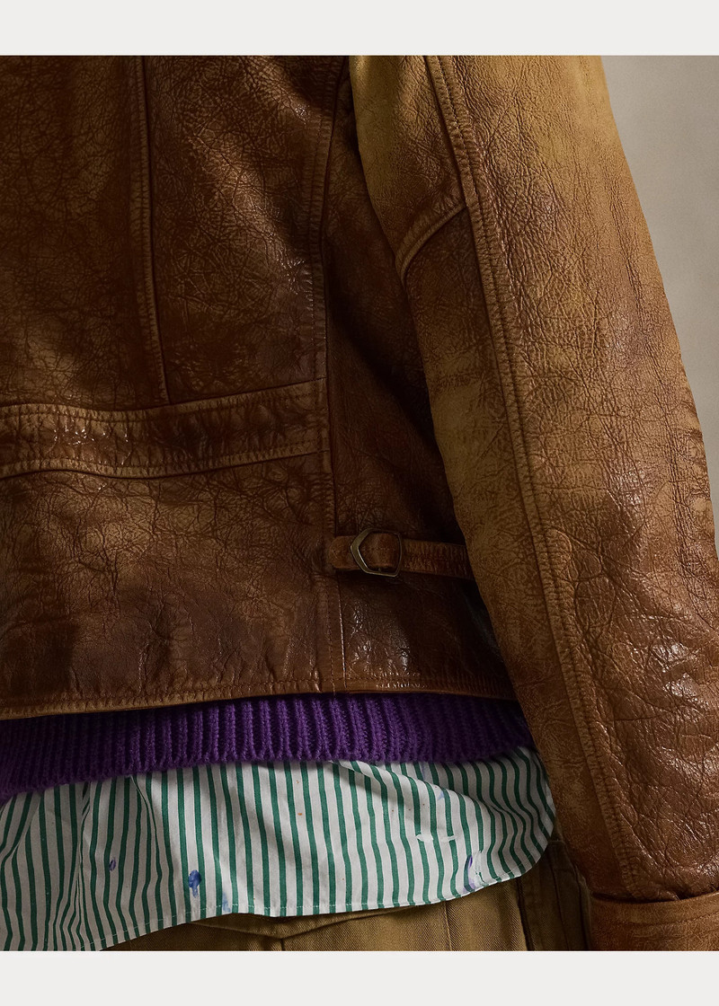 Leather Newsboy Jacket 4