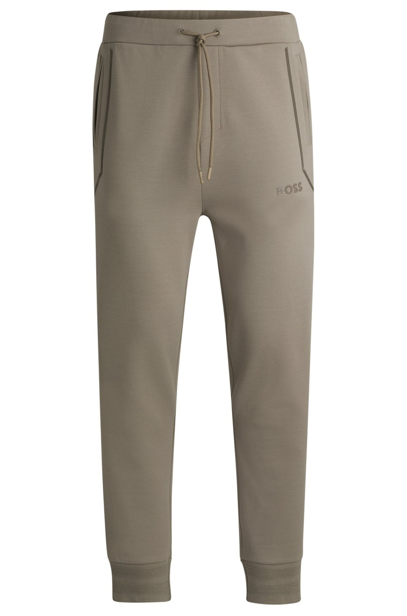 TRACKSUIT BOTTOMS WITH MIRROR-EFFECT LOGO - 1