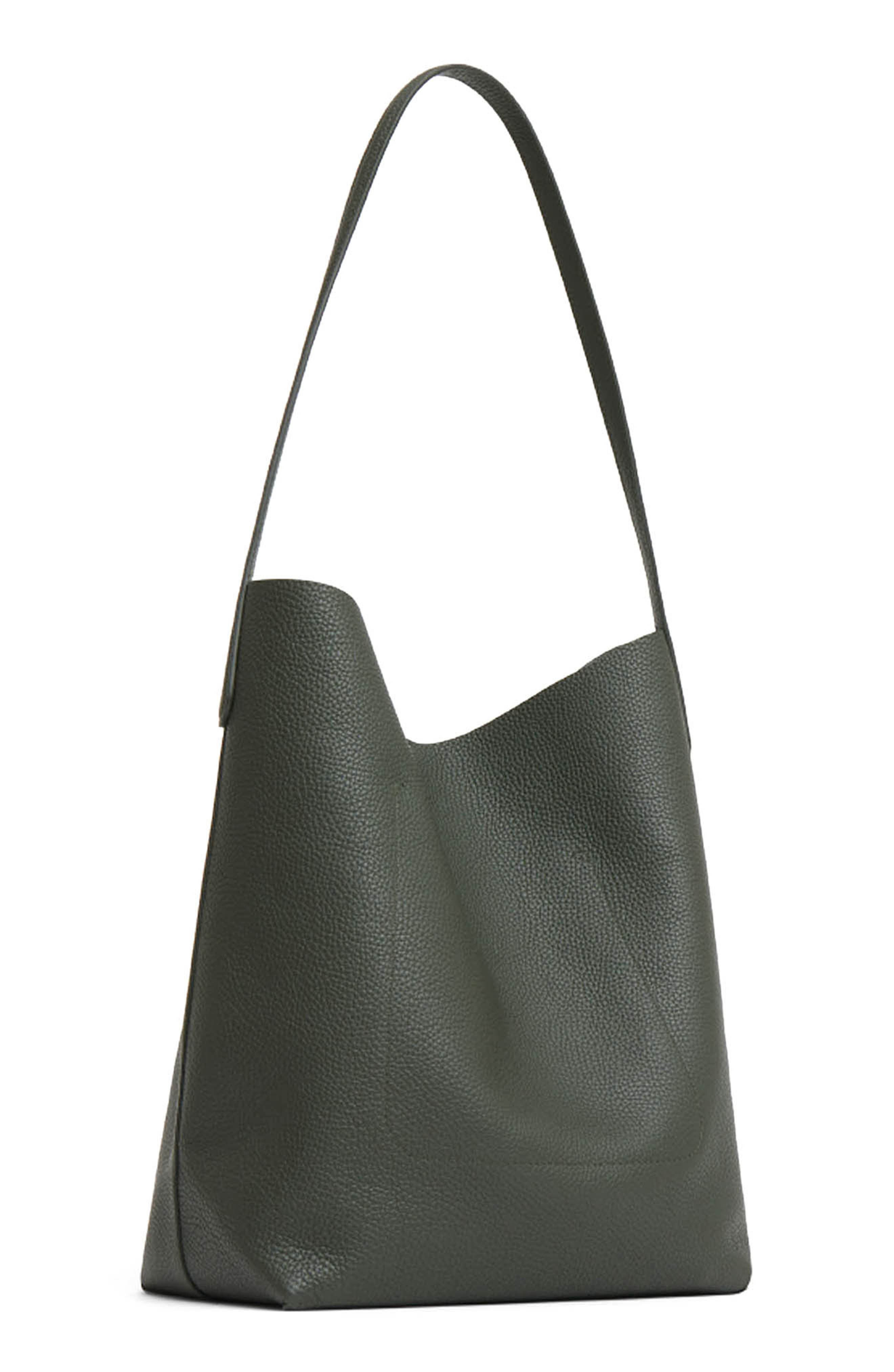 Mansur Gavriel Everyday Cabas Leather Hobo Bag in Seaweed at Nordstrom - 2
