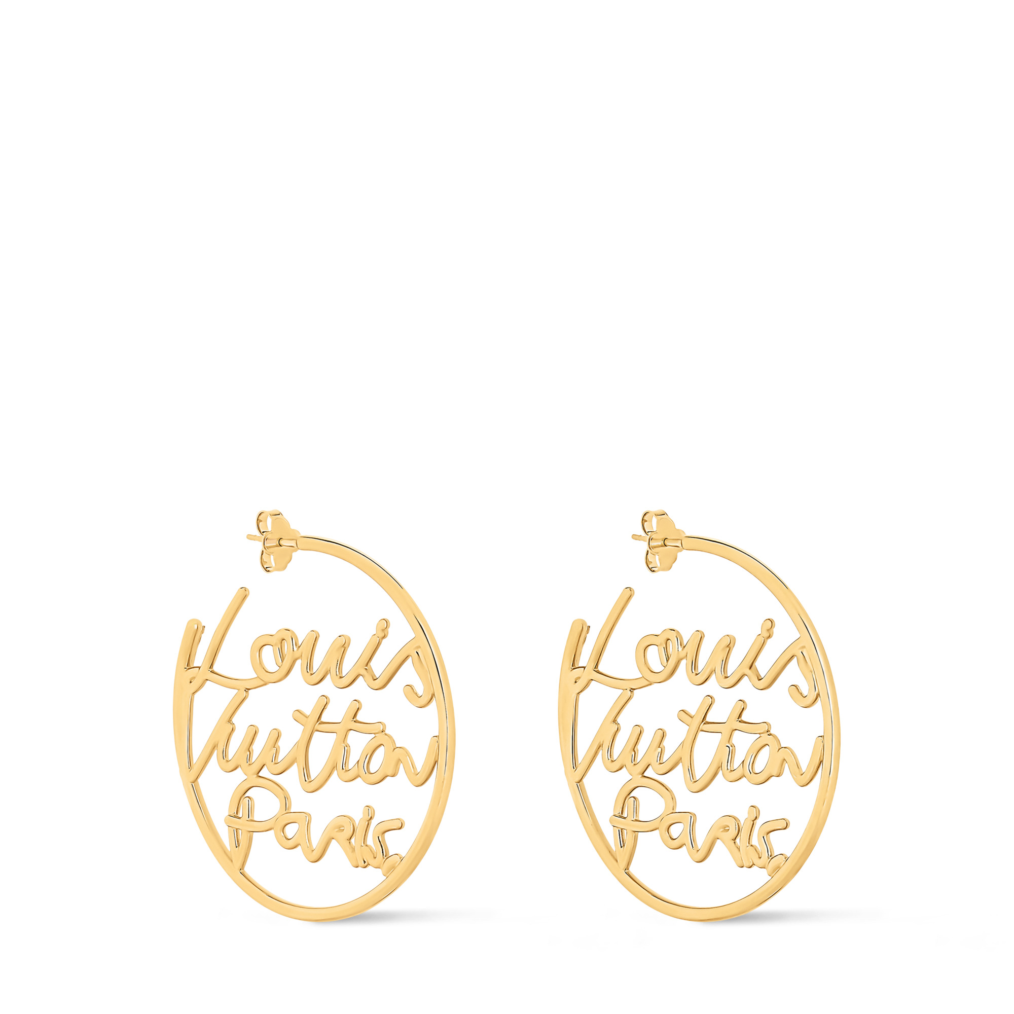 LV Script Earrings - 2
