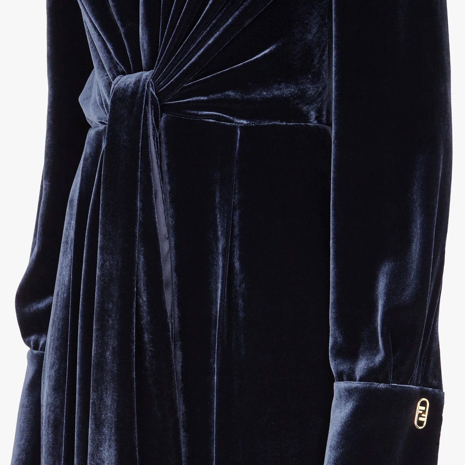 Blue velvet jumpsuit - 3